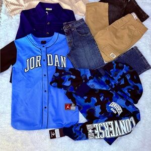 Jordan Blue and Black Kids Jersey and more